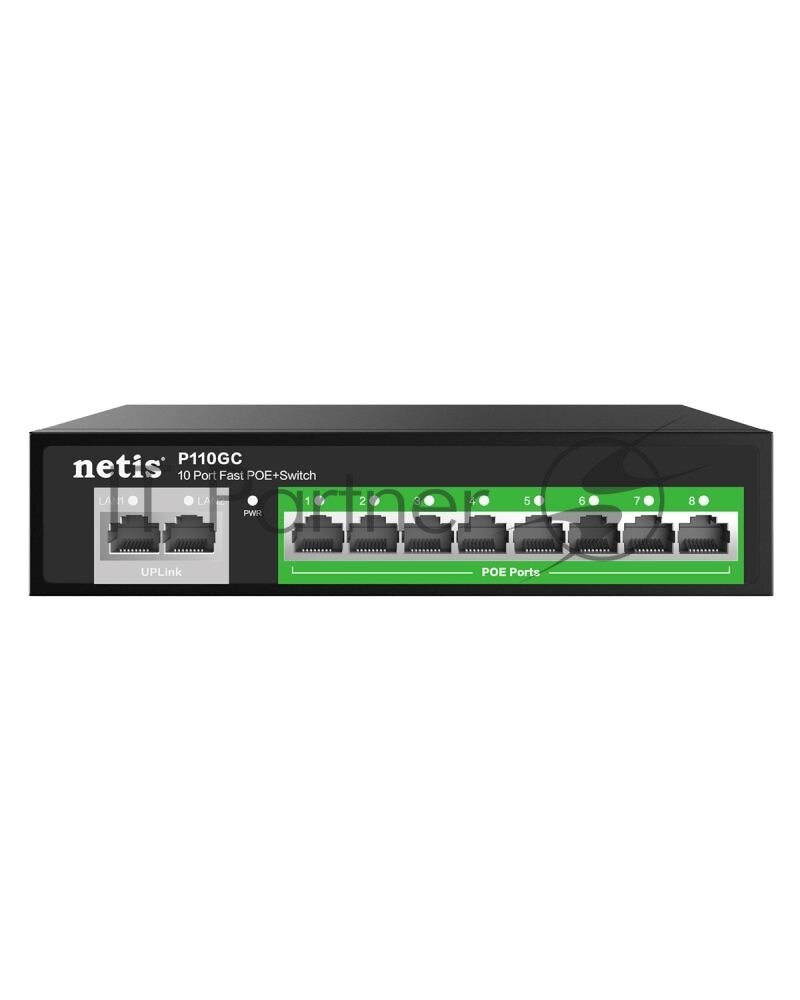 Коммутатор Netis 8POE+2XGE P110GC - фото №16