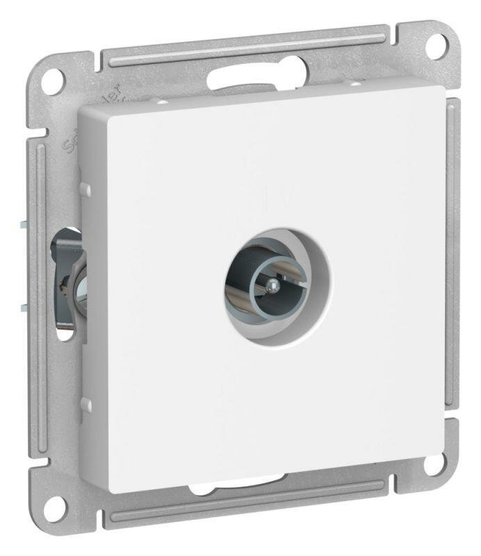 фото Розетка телевизионная TV AtlasDesign коннектор механизм лотос SE ATN001393