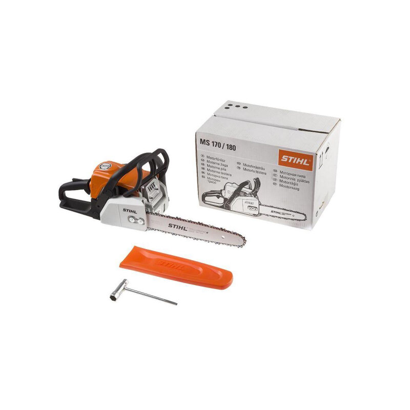 Пила цепная Stihl MS 170 (40 см 3/8 1,3 55) без кожуха. 1753153 - фотография № 9