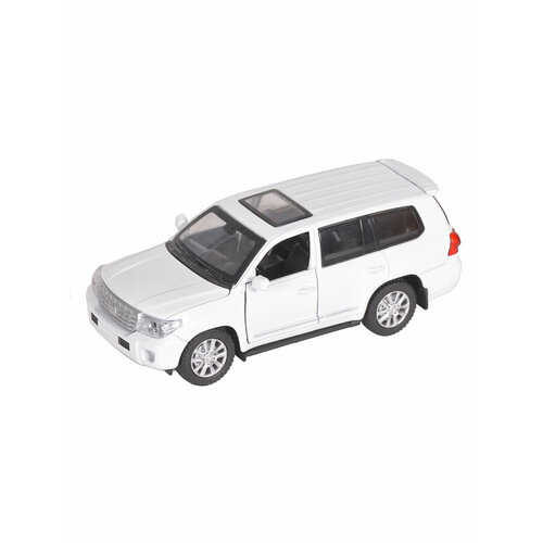 Машина металлическая Double Horses 32131 Toyota Land Cruiser свет и звук белый 1:32