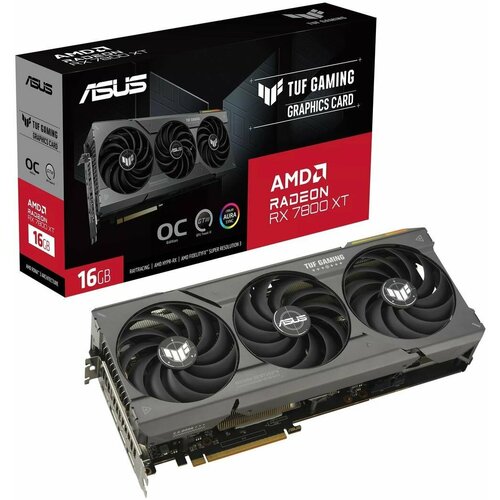 Видеокарта ASUS 90YV0JJ0-M0NA00 TUF-RX7800XT-O16GGAMIN 99200₽