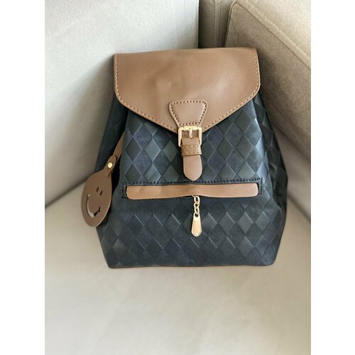 фото Рюкзак bag_eco_brown, коричневый, черный нет бренда