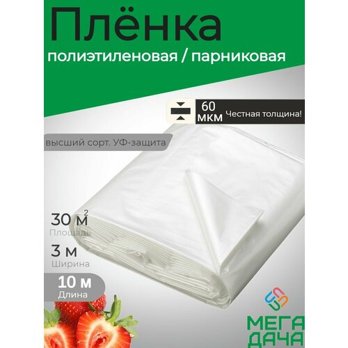Парниковая полиэтиленовая пленка для дачи 10 метров