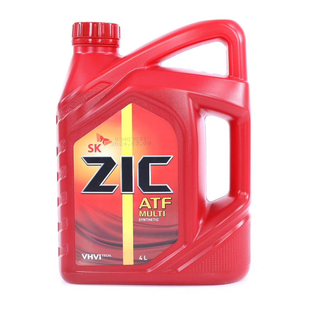 Масло ZIC трансмиссионное ATF Multi Vehicle (АКПП) 4л