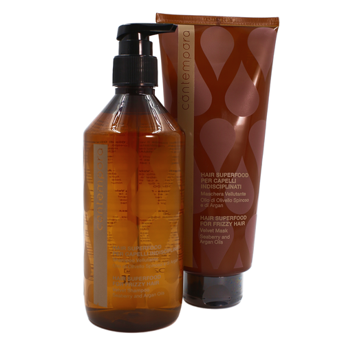 Набор для волос сияющий бархат Contempora Barex шампунь 500 мл маска 350 мл 2445₽