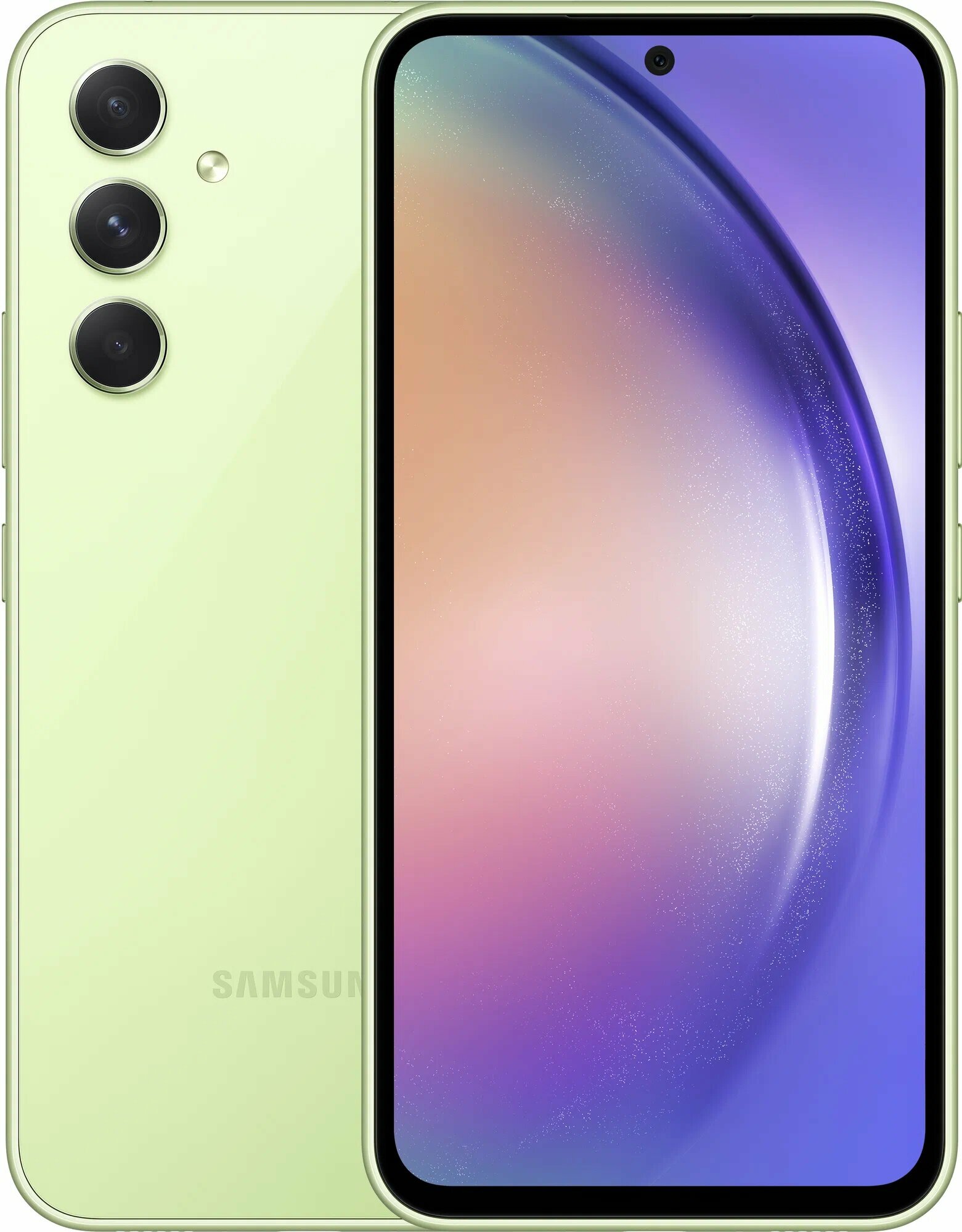 Смартфон Samsung Galaxy A54 5G 6/128 ГБ, Dual nano SIM, лайм — купить в ...
