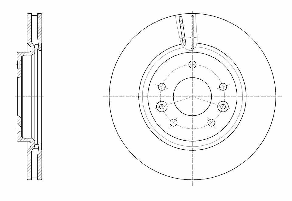 Диск тормозной G-brake GR-21689 G-brake GR21689