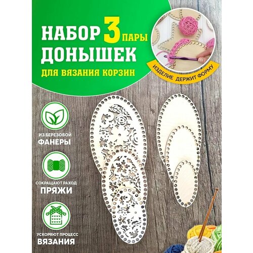 Набор для вязания. Набор для вязания корзин