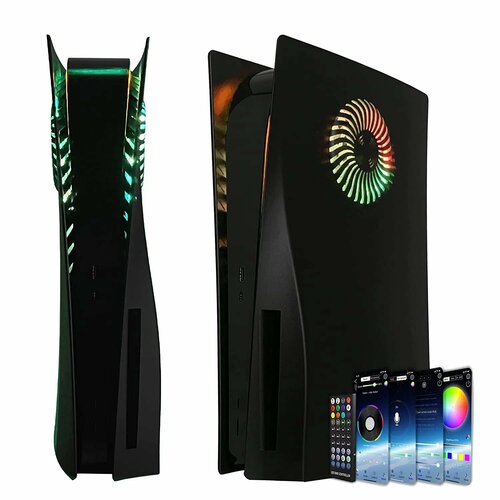 Лицевая панель для PlayStation 5 Disc Edition с RGB-подсветкой kolorkoli Disc Black Led 2993₽