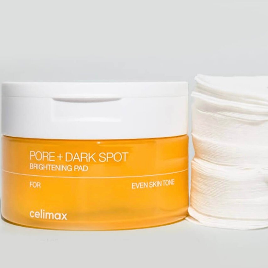 CELIMAX Тонер-пэды для выравнивания тона и рельефа кожи Pore+Dark Spot Brightening Pad 40шт — фото 1