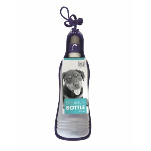 M-PETS Поилка для собак мелких и средних пород прогулочная складная дорожная, 500 мл