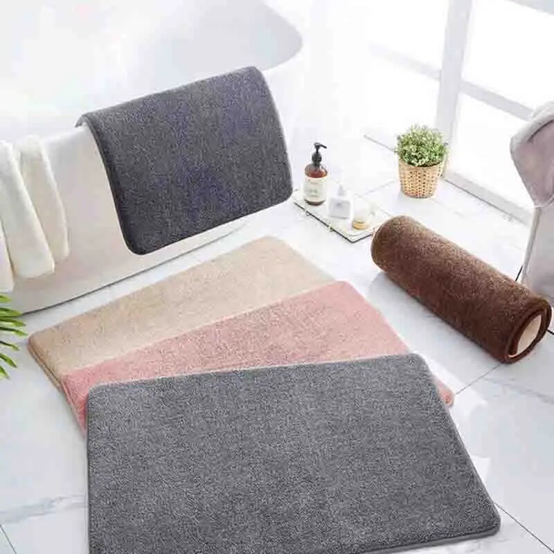 Изображение Бархатный коврик для ванной Xiaomi 60x90 см