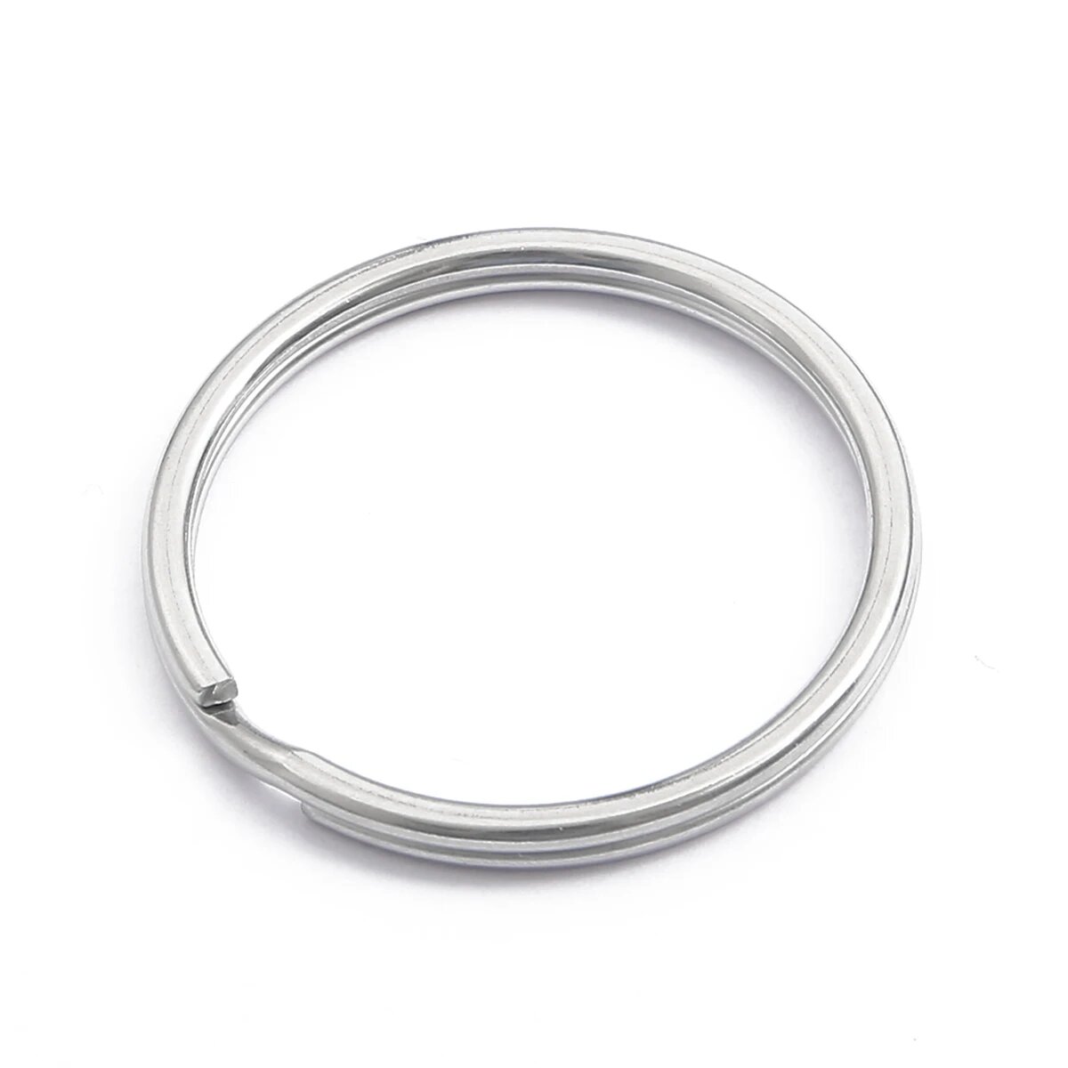 Брелоки из нержавеющей стали Hua Ming Ce 10 шт 15/20/25/28/30/32/35 мм 20mm Белый