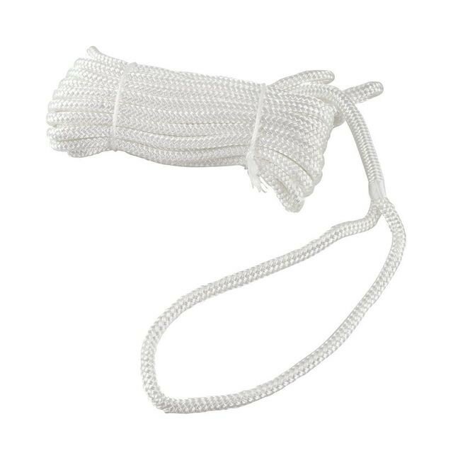 Конец швартовый d14мм, L5м, белый, Marine Rocket (Москва)