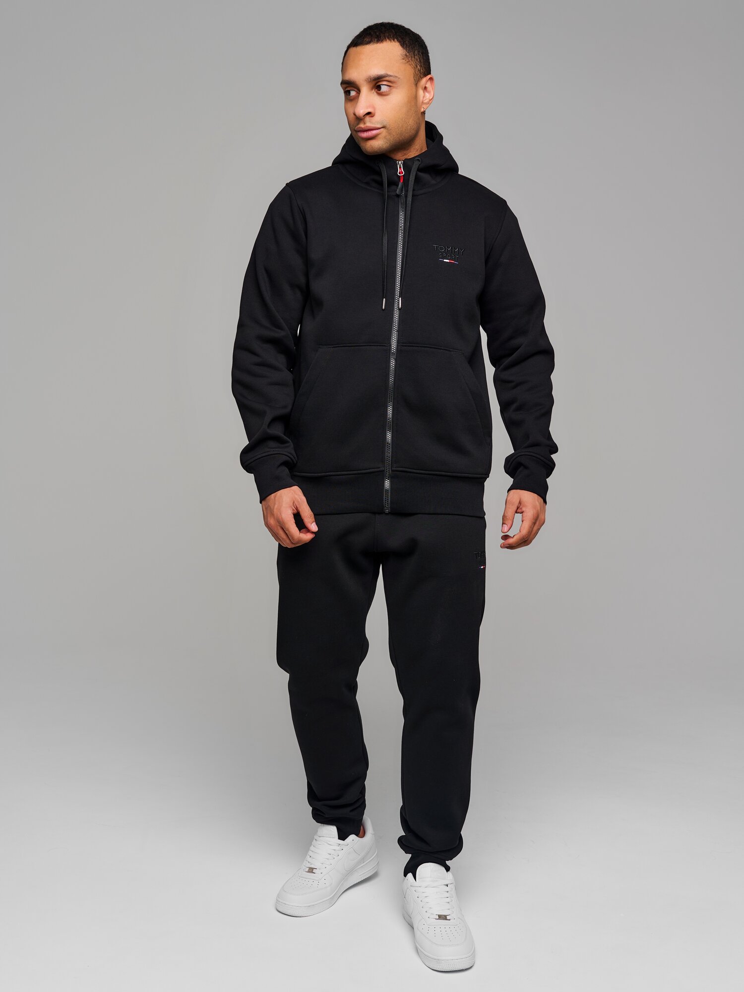 Костюм спортивный Tommy Sport, размер XXL, черный — фото 1