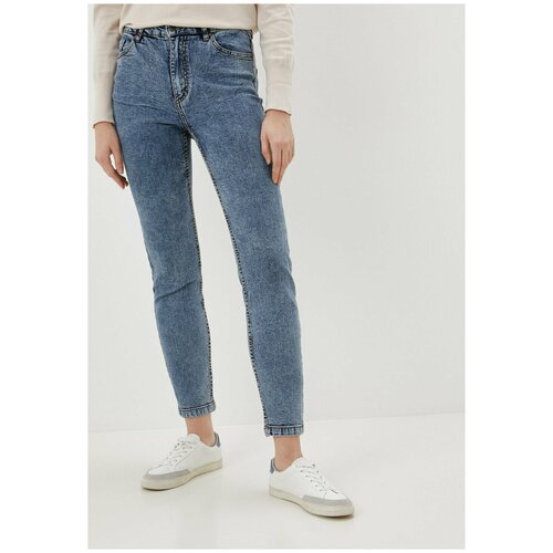 фото Узкие текстурированные джинсы incity, цвет темно-синий, размер 29w/32l