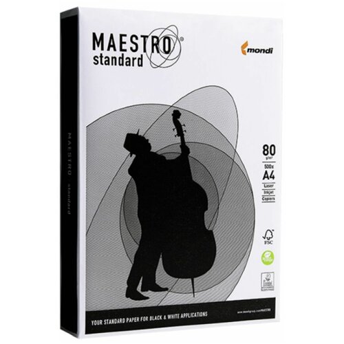 Бумага Maestro A4 STANDART 80 г/м², 500 л, белый