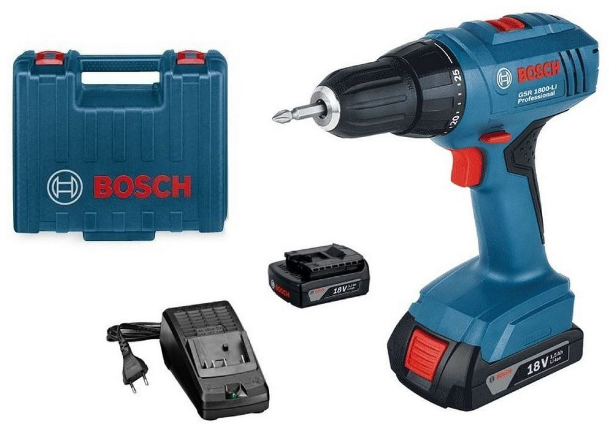 Аккумуляторная дрель-шуруповерт Bosch GSB 180-Li ударная (307) - фото №6