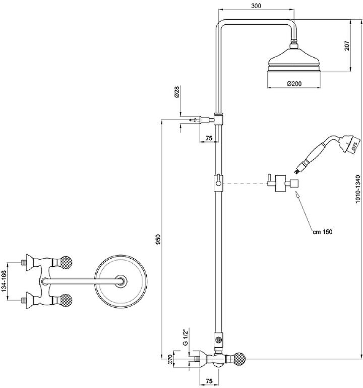 Душевая система Webert - фото №12