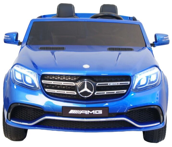 RiverToys Детский электромобиль GLS63 AMG синий глянец