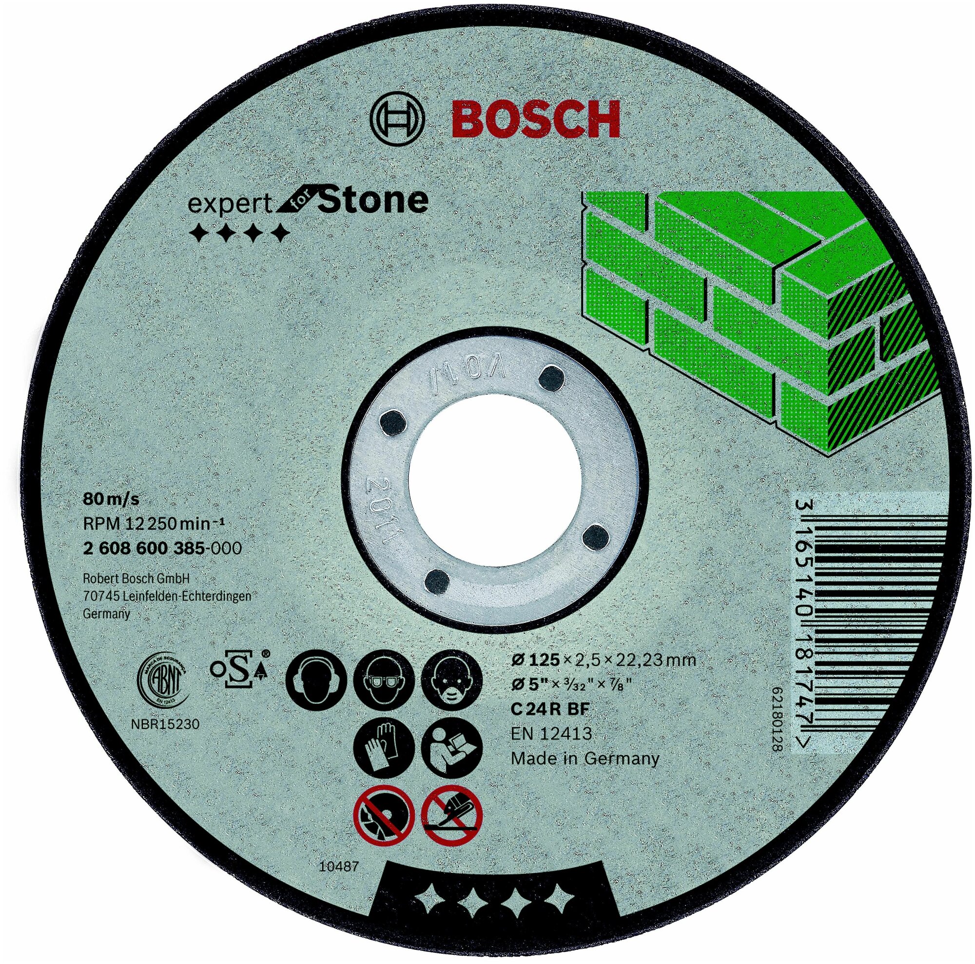 Диск отрезной BOSCH Expert for Stone 2608600385