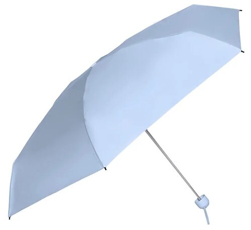 Компактный женский механический зонт Konggu Umbrella (голубой) KGWZ