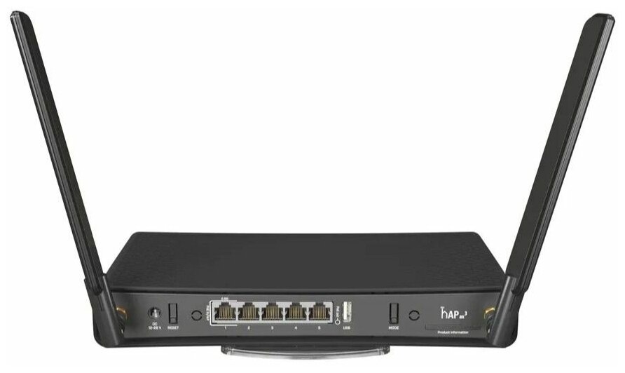 Роутер WiFi 6 AX Mikrotik hAP ax3 (C53UiG+5HPaxD2HPaxD) 2 и 5 ГГц с USB для 4G