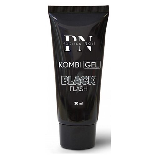 Patrisa Nail Kombi Gel Flash, 30 мл, black patrisa nail kombi gel flash 30 мл gold