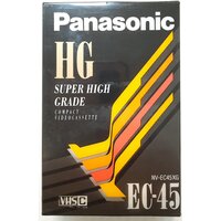Видеокассета VHS-C Panasonic EC-45, NV-EC45XG.
