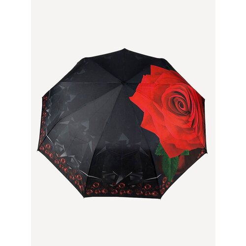 Зонт женский полуавтомат - Красная роза (2738)