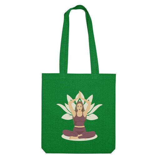 фото Сумка шоппер us basic, зеленый