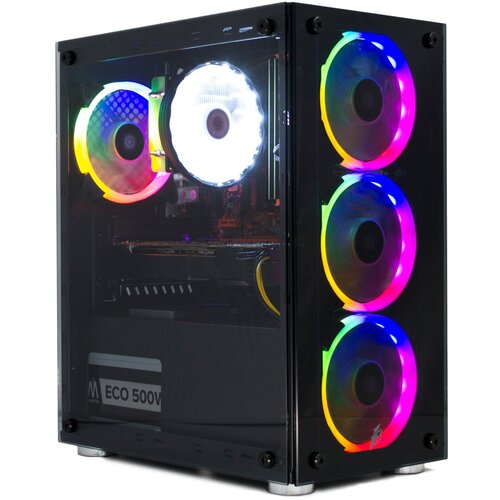 Игровой Компьютер i5 GTX1050Ti 4G 480SSD 500HDD Настольный RGB ПК Intel Core