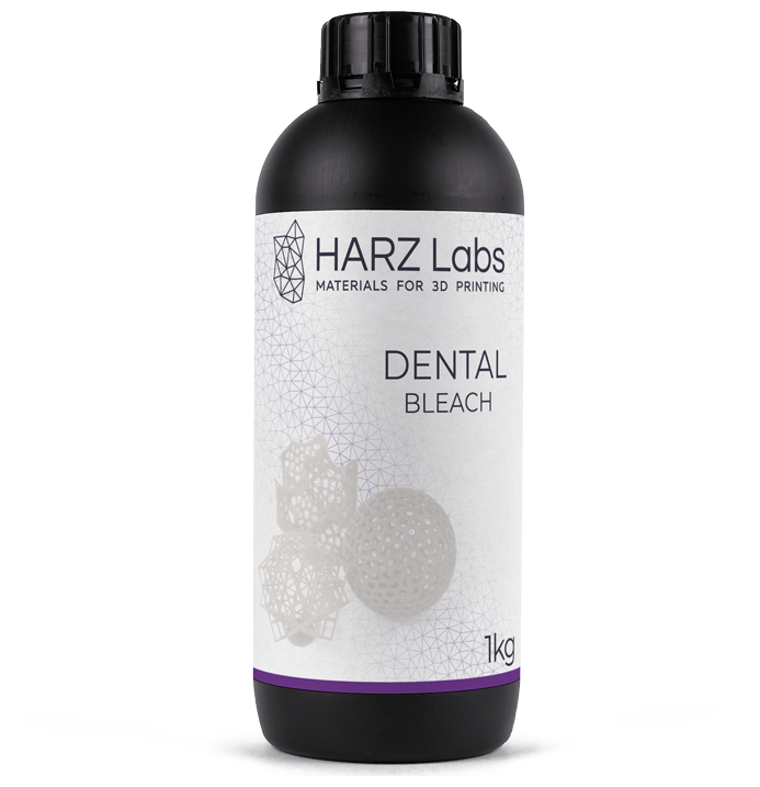 Фотополимер HARZ Labs Dental Bleach, бесцветный (1000 гр)