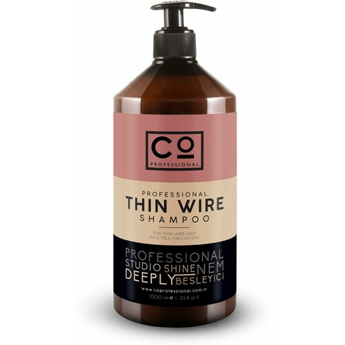 Шампунь для тонких волос CO PROFESSIONAL Thin Wire Shampoo, 1000 мл