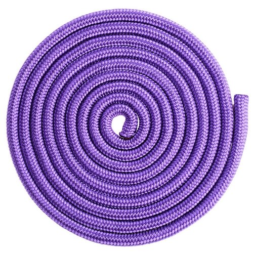 фото Гимнастическая скакалка утяжелённая grace dance полиамидная фиолетовый 300 см