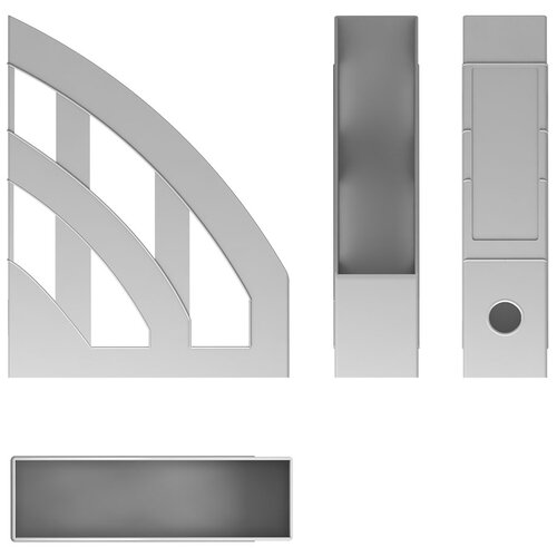 Вертикальный накопитель 75мм Office Classic серый ErichKrause арт.15120 (Ст.1)