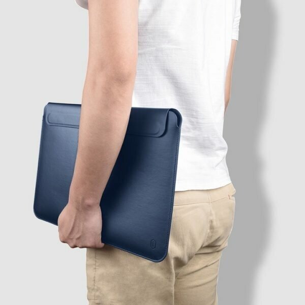 Чехол Wiwu для APPLE Macbook 142 2021 Skin New Pro 2 Leather Sleeve Blue 6936686401524