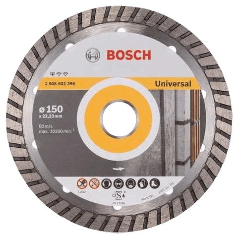 Диск алмазный Bosch 150x22,23мм Stf Universal Turbo