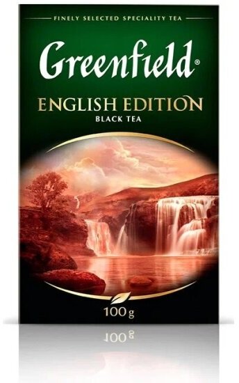 Чай Greenfield English Edition черный, листовой, 100 г