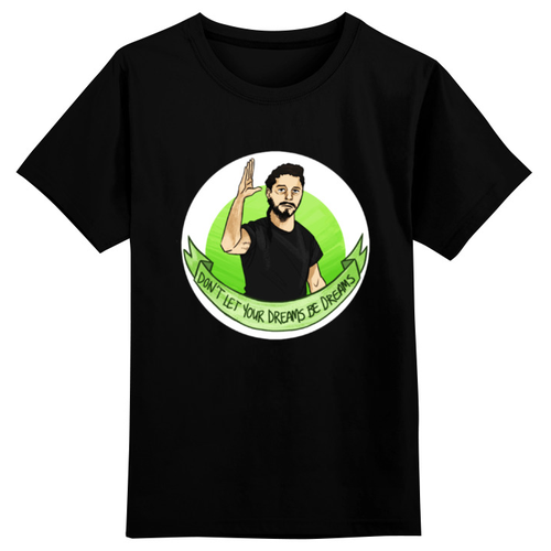 фото Футболка printio, размер 5xs, черный