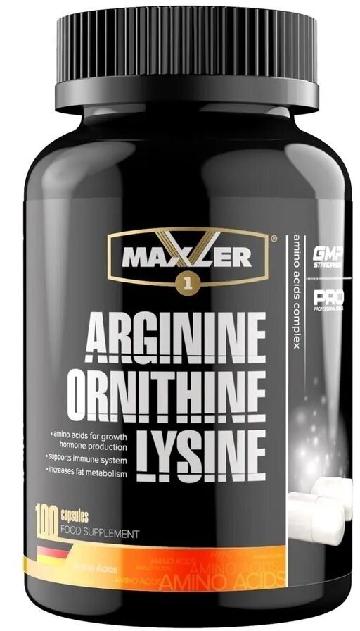 Maxler Arginine Ornithine Lysine 100 капс (Maxler)