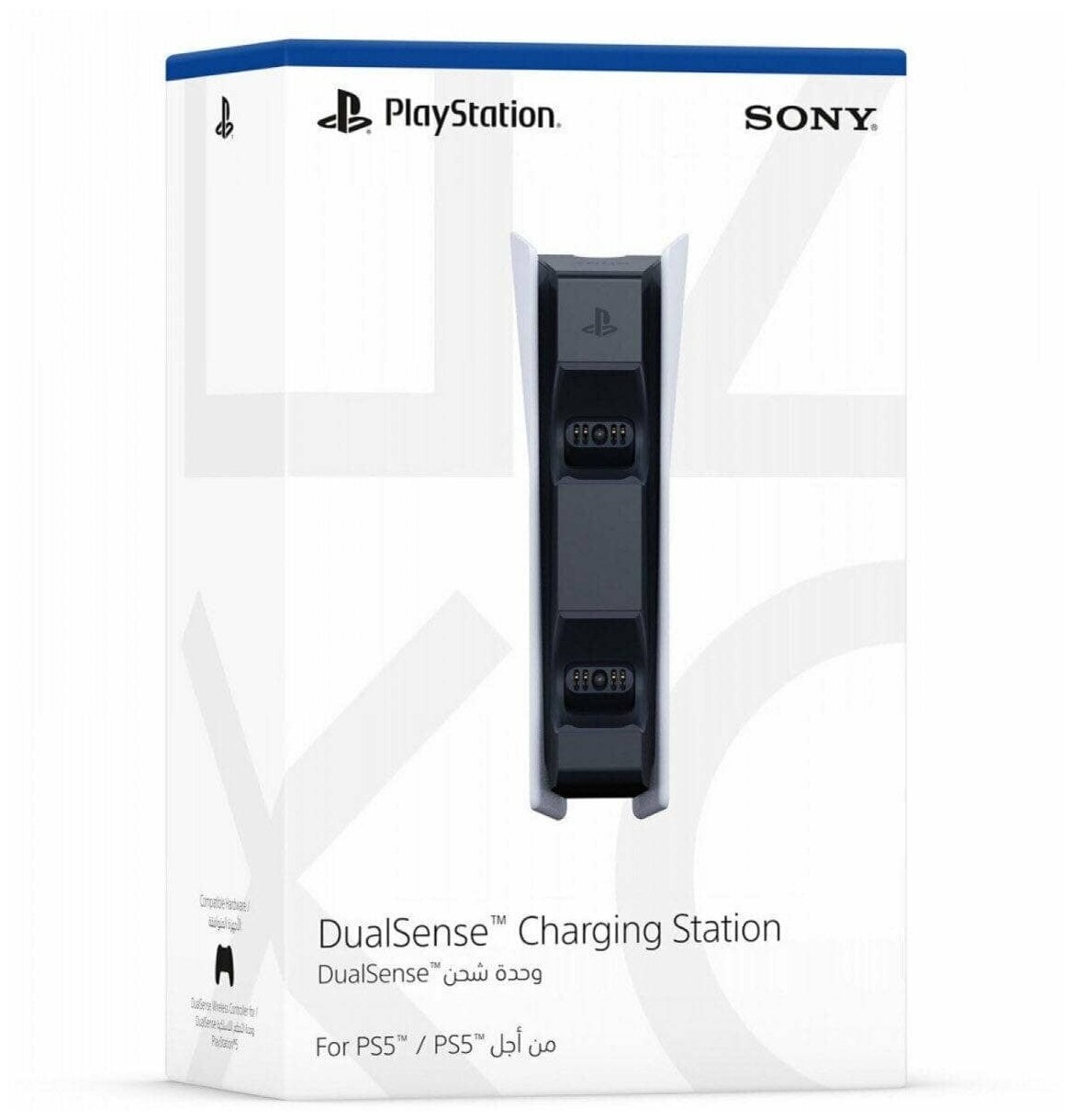 Зарядная станция SONY для 2-х геймпадов Playstation 5 (PS5) DualSense Charging Dock (CFI-ZDS1)