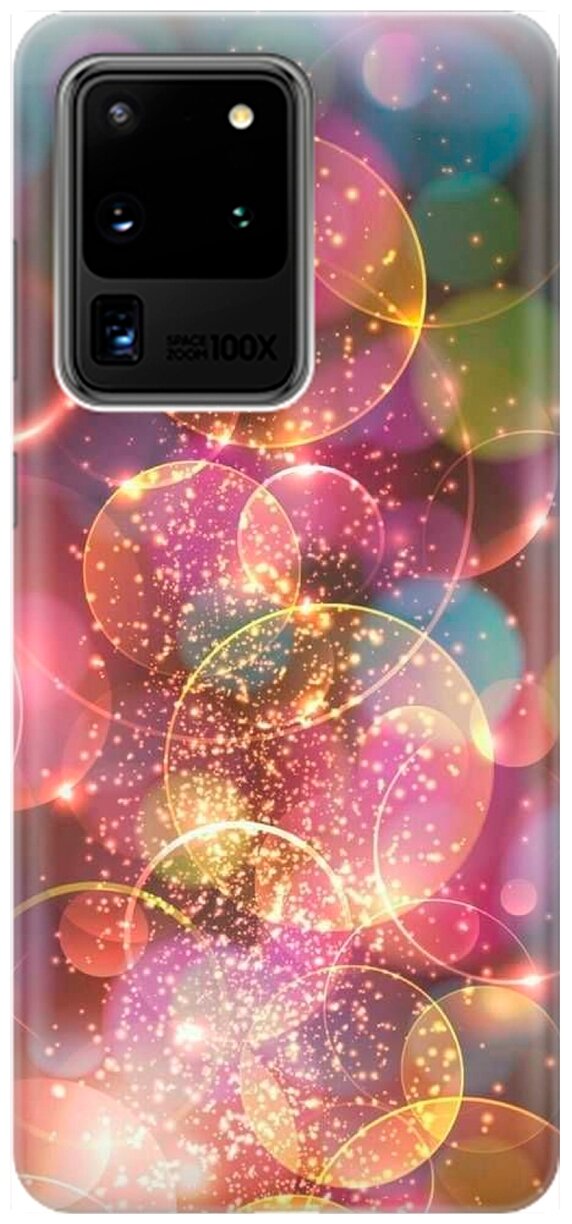 RE: PA Накладка Transparent для Samsung Galaxy S20 Ultra с принтом "Яркие блики"