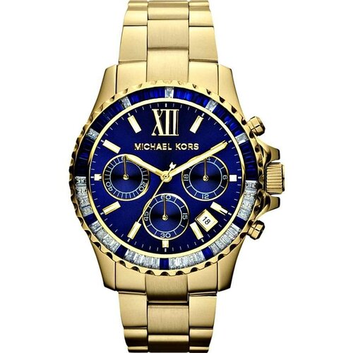 Наручные часы MICHAEL KORS Michael Kors Часы Женские Золотые с Фиолетовым циферблатом стальные большие, золотой