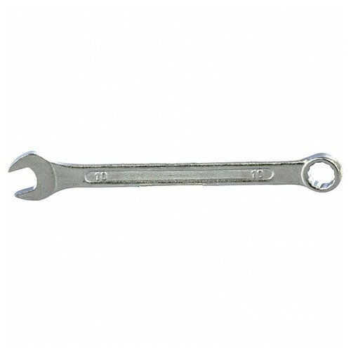 Ключ комбинированный, 10 мм, хромированный// Sparta ключ комбинированный sparta хромированный 12 мм 1 ед