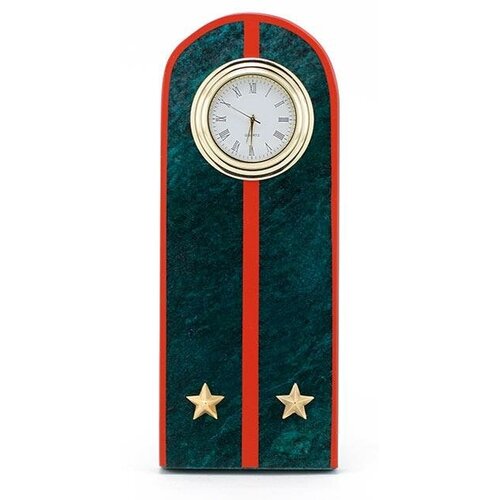 Часы Погон лейтенант полиции нового образца змеевик