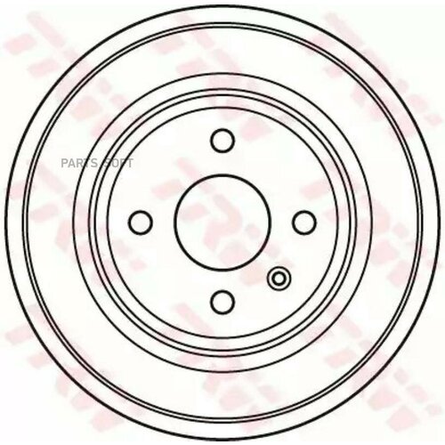 TRW DB4391 Торм. барабан зад.[230x69] 4 отв. 1шт