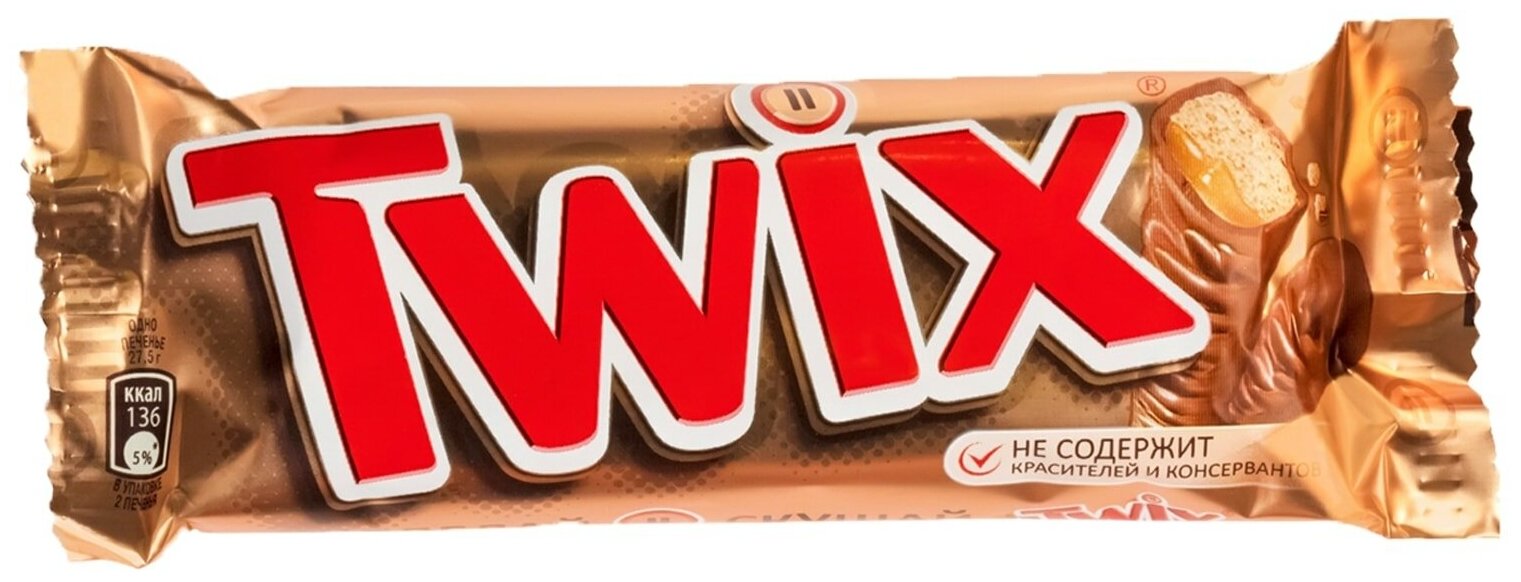 Шоколадный батончик Twix 55 г