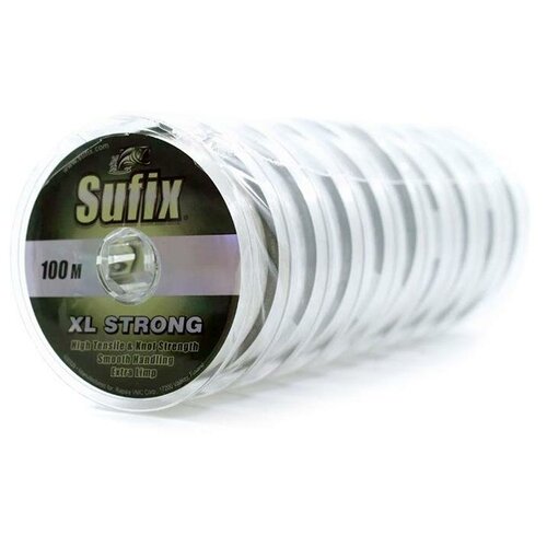 фото Леска sufix xl strong x10 зеленая 100 м 0.14 мм 1.9 кг
