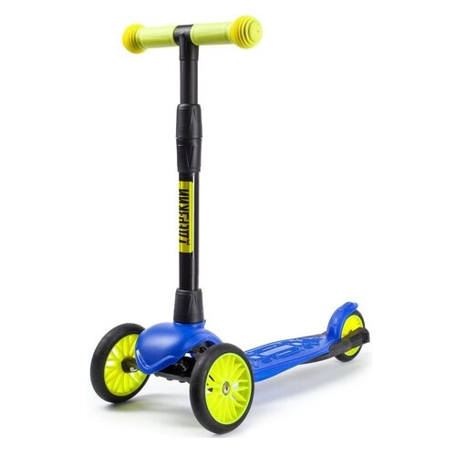 Самокат !дерзкий Look, детский, 3-колесный, 125мм, 100мм, розовый/желтый [003-59-91-19/91n-19/91n]